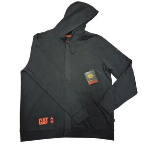 CAT Flame Resistant Midweight Full Zip Hoodie Sweatshirt Men's Size XL 1910142